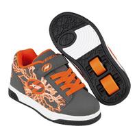 Heelys X2 Dual Up - Charcoal/Ora...