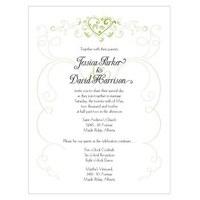 Heart Filigree Invitation