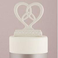 Heart Framed Trinity Knot Cake T...