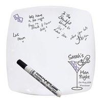 Hen Night Message Plate Personalised