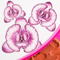 Heartfelt Creations Botanic Orchid Cling Stamp Set 369027