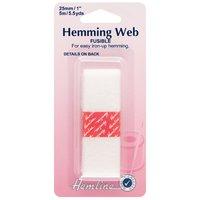 hemming web fusible 5m x 25mm by hemline 375109