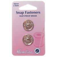 hemline sew on snap fasteners nickel 18mm 375188