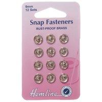 Hemline Sew On Snap Fasteners - 9mm 375189