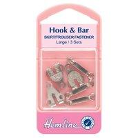 Hemline Hook and Bar Nickel - Large 375199