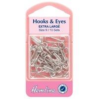 hemline hooks and eyes nickel size 9 375266