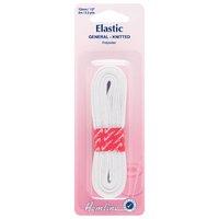 hemline general purpose knitted elastic white 2m x 12mm 375452