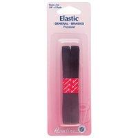 Hemline General Purpose Knitted Elastic Black - 2m x 9mm 375471