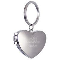 Heart Photoframe Keyring Customised