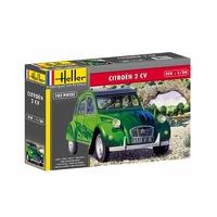 heller 80765model kit citron 2cv