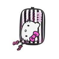 Hello Kitty Black & White Striped Camera Case (cmhk-c2-bws1-bc)