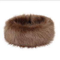 HELEN MOORE FAUX FUR HUFF in Mocha