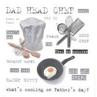 Head chef Father\'s Day card