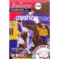 hereford utd v carlisle utd league 1 21st oct 2008