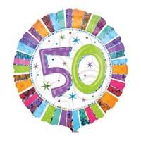 Helium Balloon - 50th Birthday