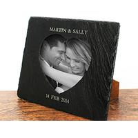 Heart Slate Photoframe