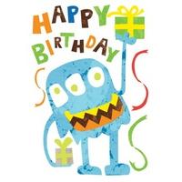 Here Come the Monster Presents | Children\'s Birthday Card