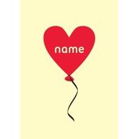Heart Balloon | Valentine\'s Day Card