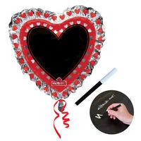 Heart Shaped Blackboard Helium Balloon XL