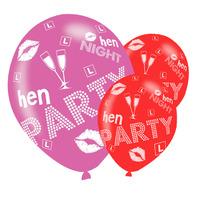 Hen Party Latex Party Balloons
