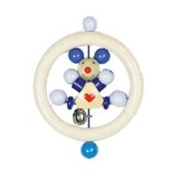 Heimess Ring Rattle Blue Mouse