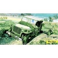 Heller Willys MB Jeep & Trailer (79997)