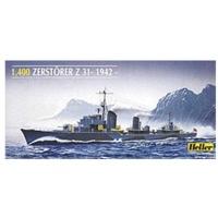 heller german destroyer z31 1942 81010