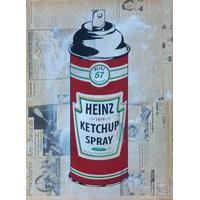 Heinz Ketchup Spray By Mr Brainwash