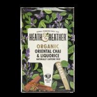 Heath & Heather Organic Oriental Chai & Liquorice 20 Tea Bags, Black