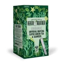 heath heather organic super green tea matcha seaweed 20 tea bags green