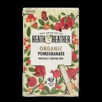 Heath & Heather Organic Pomegranate 20 Tea Bags