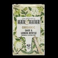 Heath & Heather Organic Sage & Lemon Myrtle 20 Tea Bags, Grey