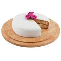 Hevea Wood Serving Board & Cake Plate 33cm (Pack of 5)