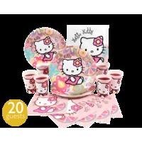 Hello Kitty Bamboo Basic Party Kit 20 Guests