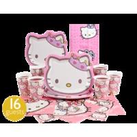 Hello Kitty Bows & Crowns Basic Party Kit 16 Guests