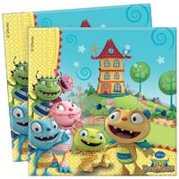 henry huggle monster paper party napkins