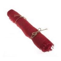 hessian fabric roll 2m red