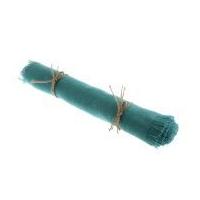 hessian fabric roll 2m teal