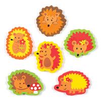 Hedgehog Pals Erasers (Pack of 36)