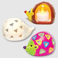 Hedgehog Ceramic Tealight Holders (Box of 4)