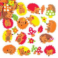 Hedgehog Foam Stickers (Pack of 120)