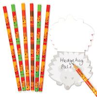 hedgehog pals pencils pack of 8
