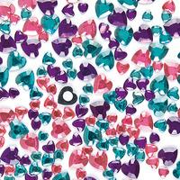 Heart Self-Adhesive Acrylic Gems (Pack of 200)