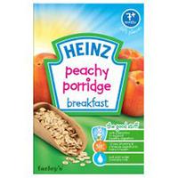 Heinz 7 Month Breakfast Perfectly Peachy Multigrain Cereal Packet