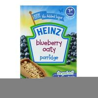 Heinz 7 Month Breakfast Cereal Blueberry Porridge Packet