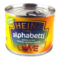 Heinz Alphabetti Pasta Shapes Smaller Size