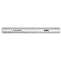 helix clear 30cm rulers pack of 10