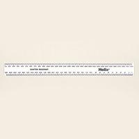 helix white 30cm rulers pack of 10