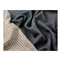 Herringbone Wool Blend Heavy Coat Weight Dress Fabric Brown