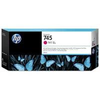 hewlett packard hp 745 300ml designjet magenta ink cartridge f9k01a